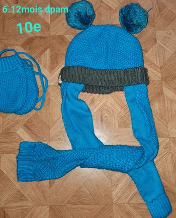 Bonnet gant 6.12mois dpam