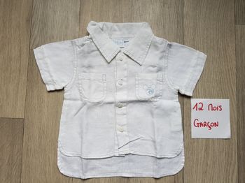 Chemise 12 mois Garçon