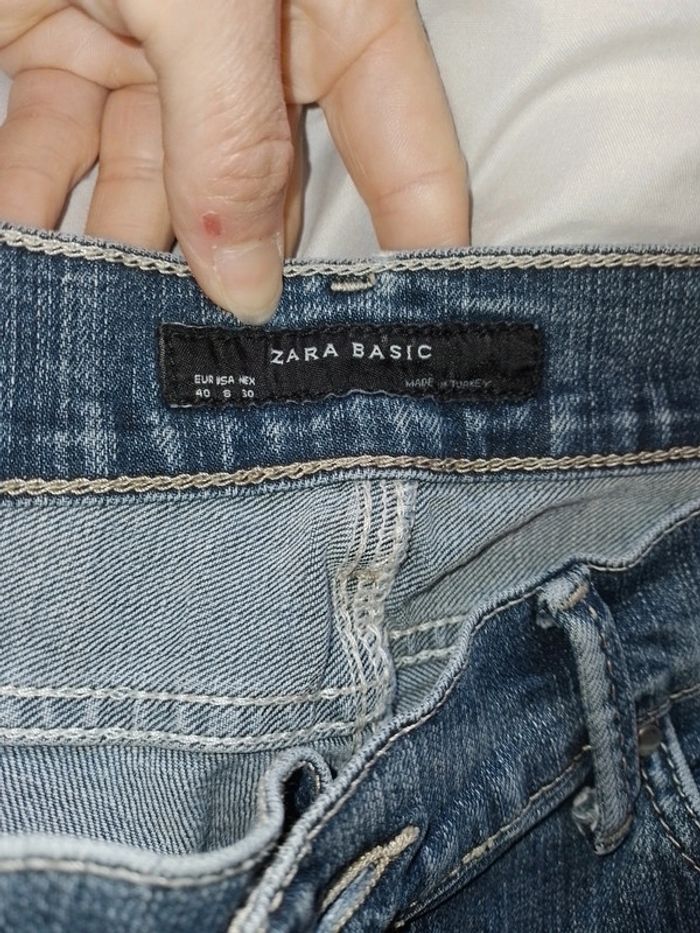 Short en jeans femme Bleu Zara - photo numéro 14