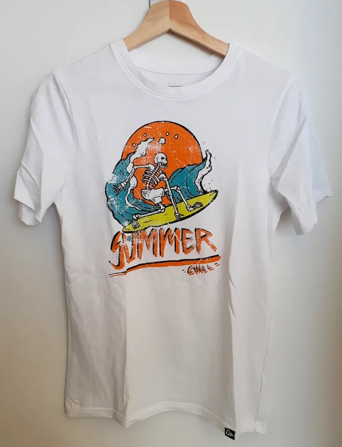 T-shirt Universal blanc - 14 ans