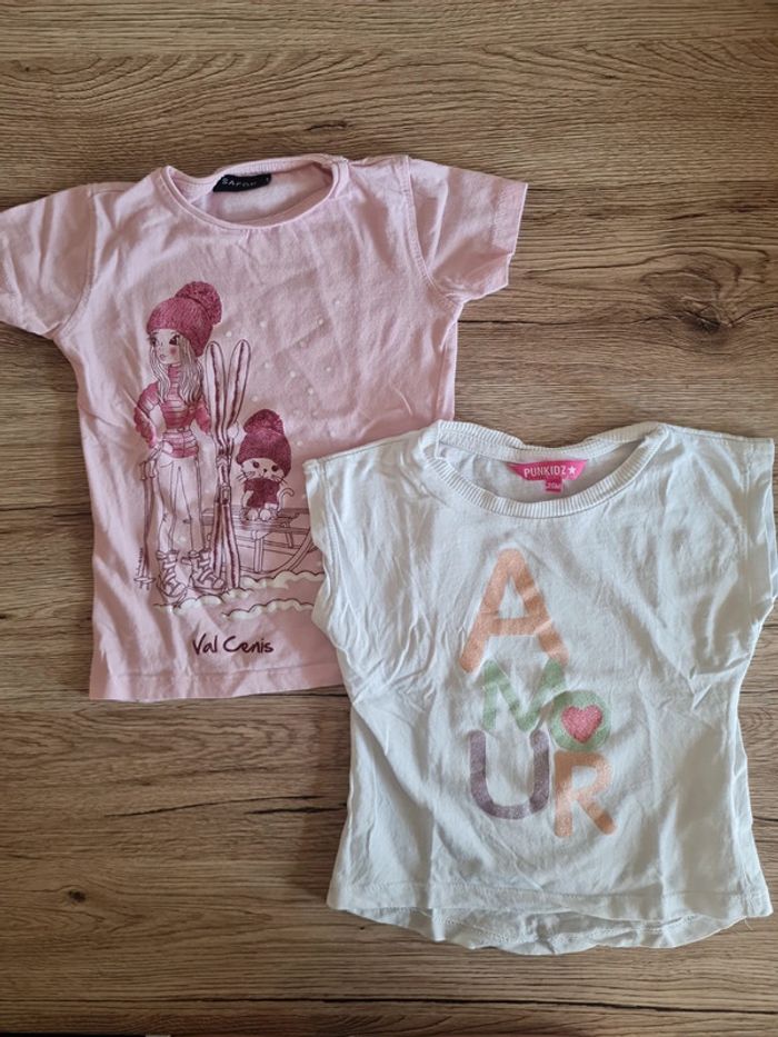 Lot t-shirt 2 ans