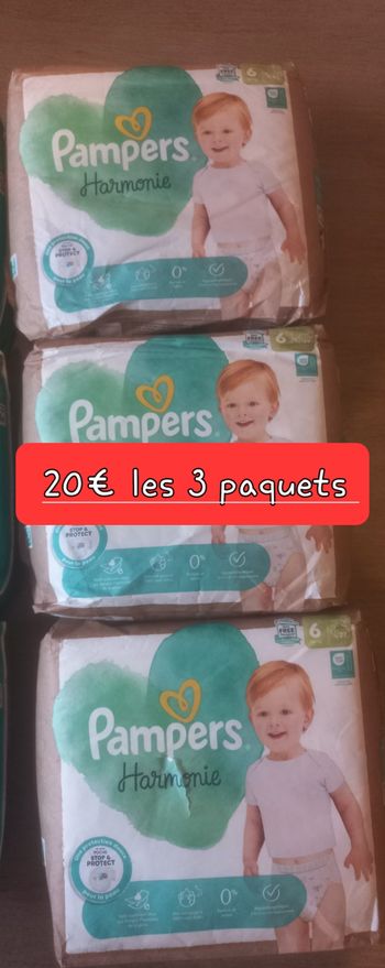 Pampers taille 6 harmonie 