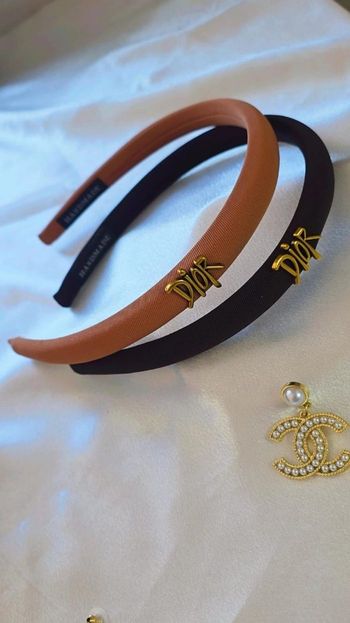 Serre tete marron foncé 