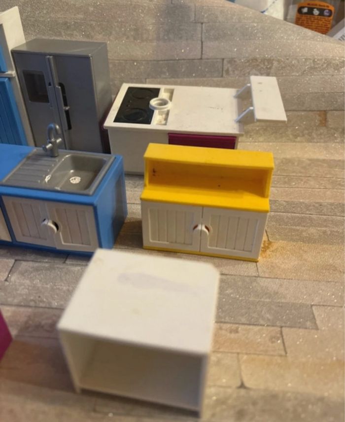 Lot de différents éléments de cuisine Playmobil  maison moderne - photo numéro 4