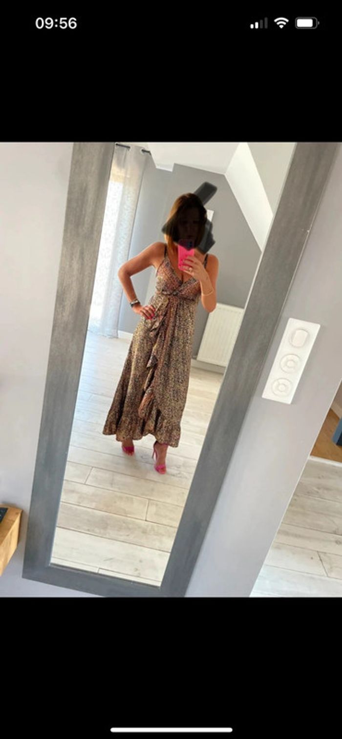 Robe satinée