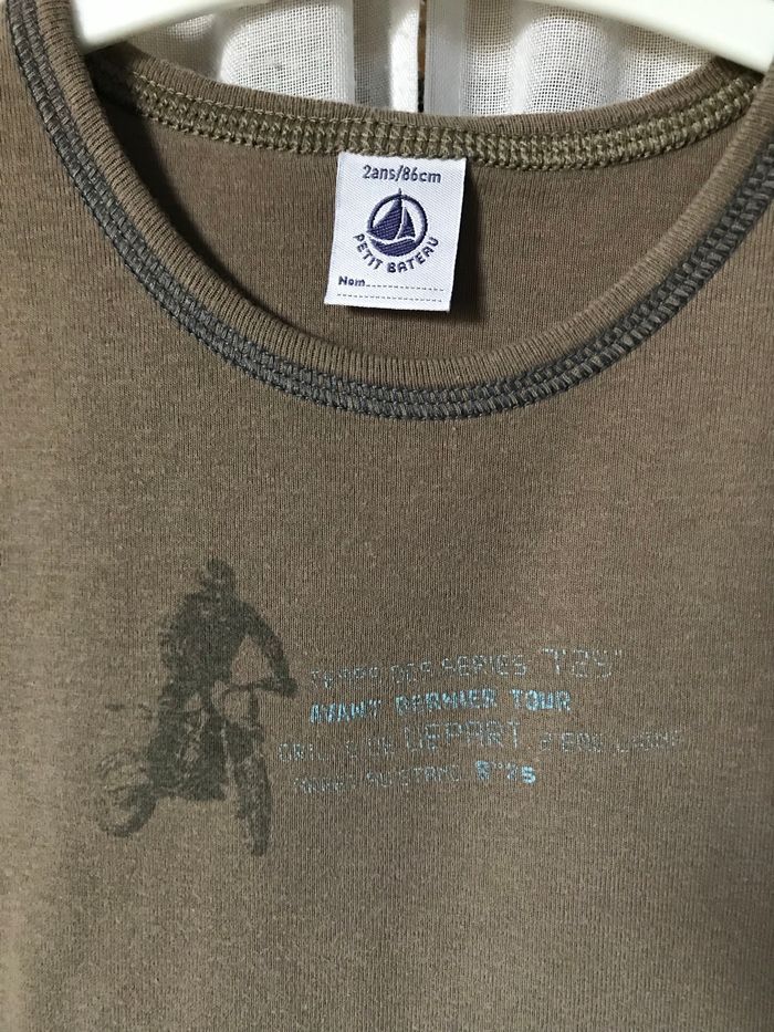 T-shirt tricot de corps 2 ans Petit Bateau - photo numéro 2