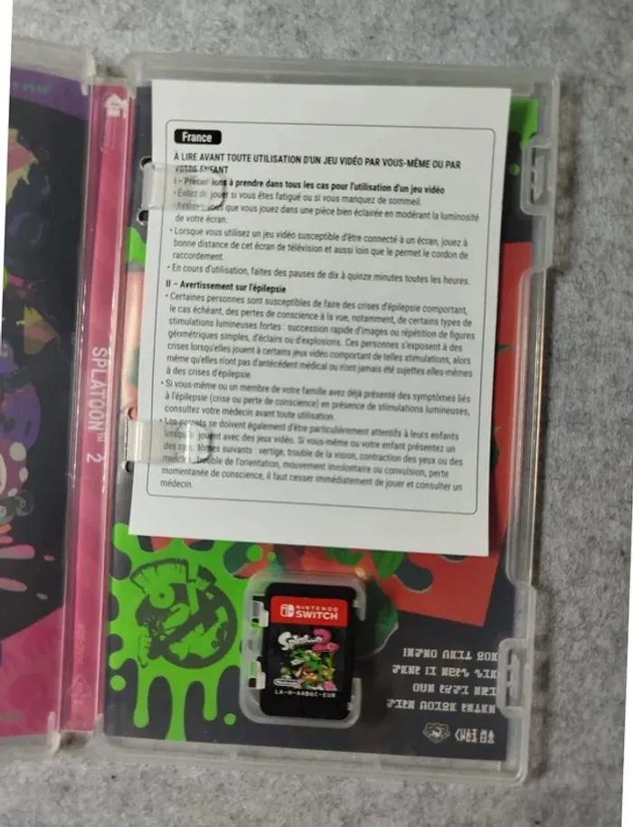 Jeu Switch Splatoon 2 Complet et Comme Neuf - photo numéro 3