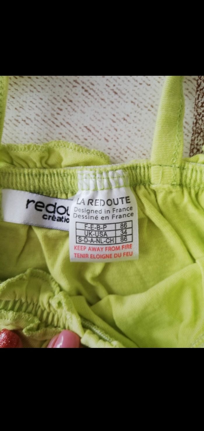 Débardeur anis la redoute 24 mois - photo numéro 2