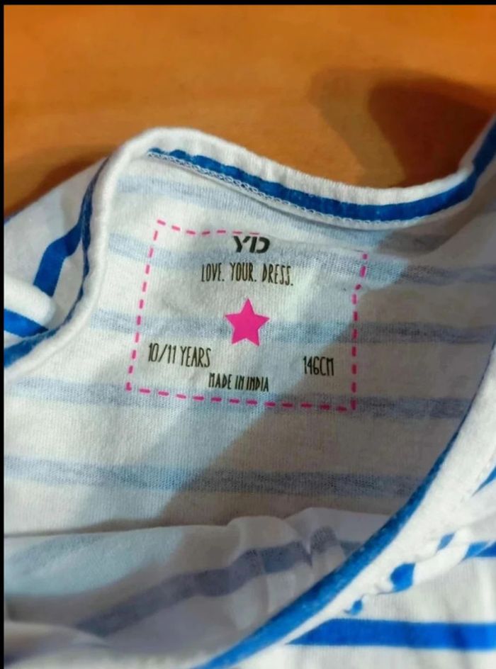 Robe été marinière 10 ans très bon état - photo numéro 4