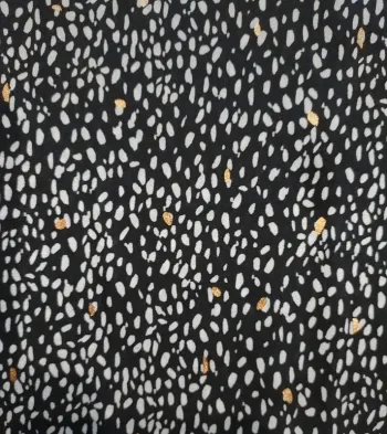 Robe avec inclusions dorées et blanches 38