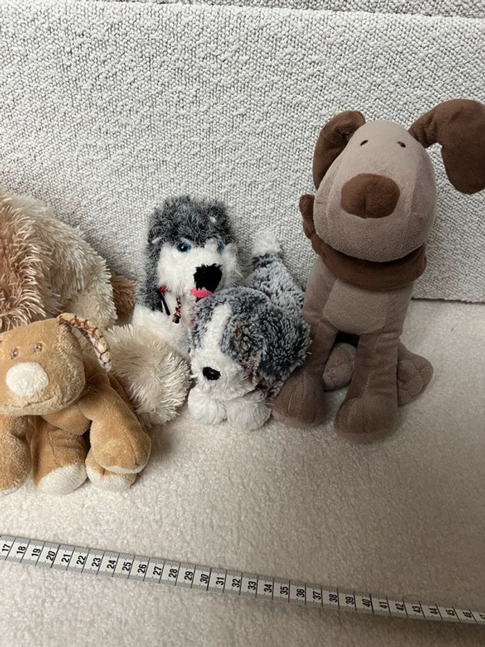 Lot de 5 peluches chiens - photo numéro 6
