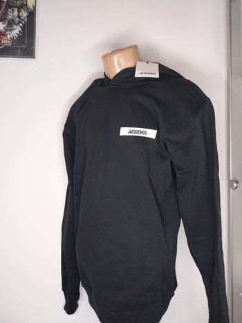 Pull sweat à capuche Jacquemus neuf avec étiquette L noir
