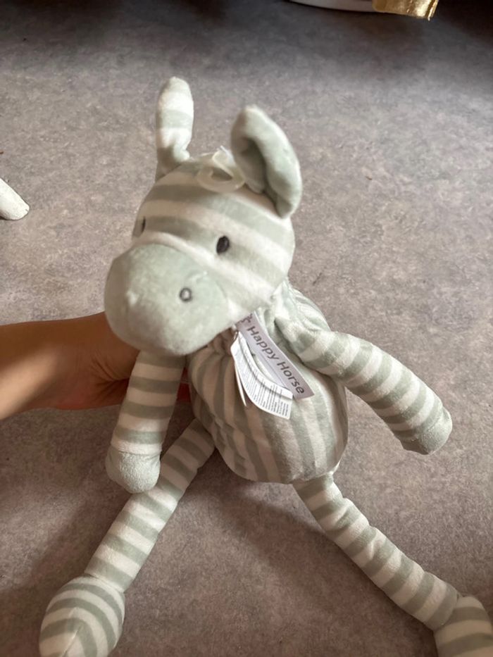 peluche zèbre neuve avec étiquette - photo numéro 2