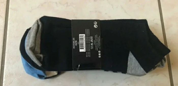 Lot de 7 paires de soquettes Darinda taille 43/46 neuves ds leur emballag - photo numéro 2