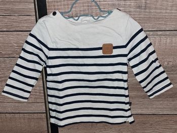 Tee-shirt marinière Obaïbi 6 mois