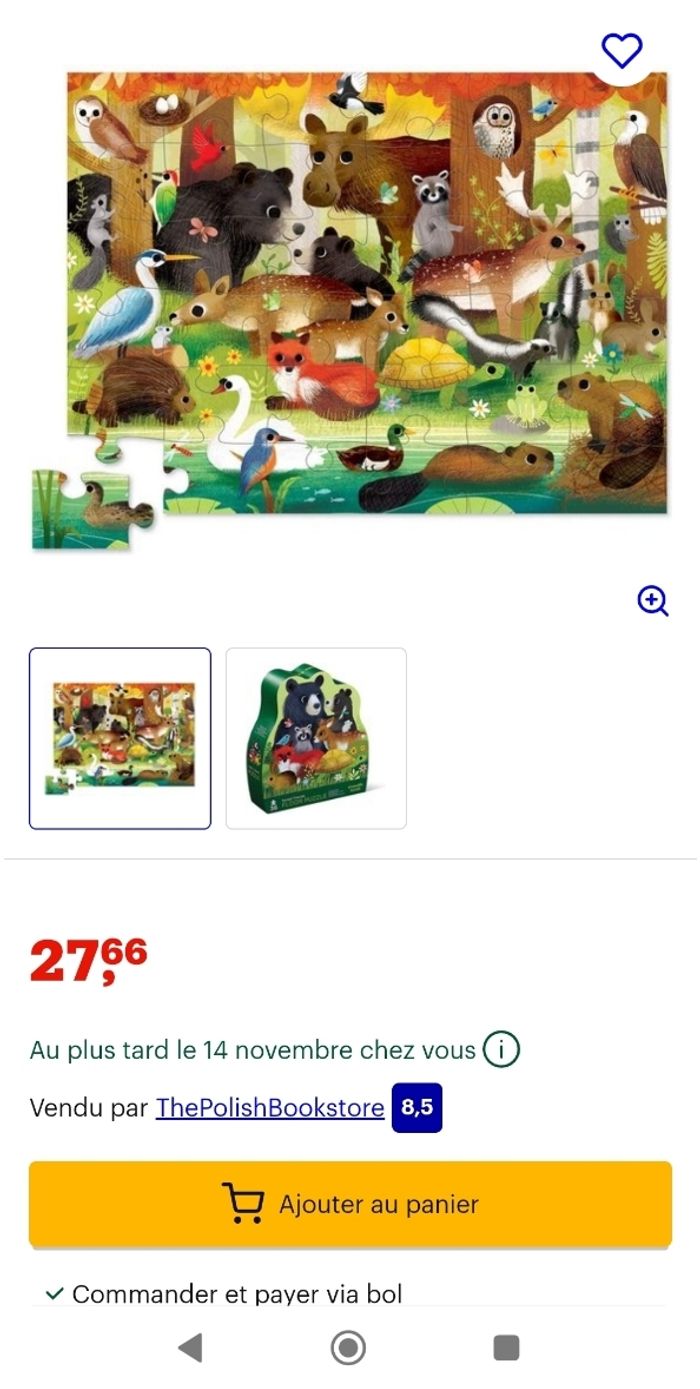 Puzzle animaux forêt - photo numéro 4