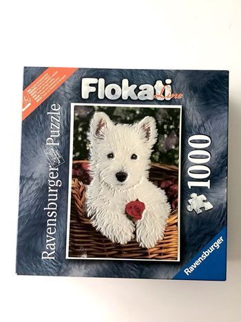 Puzzle floqué westie 1000 pièces