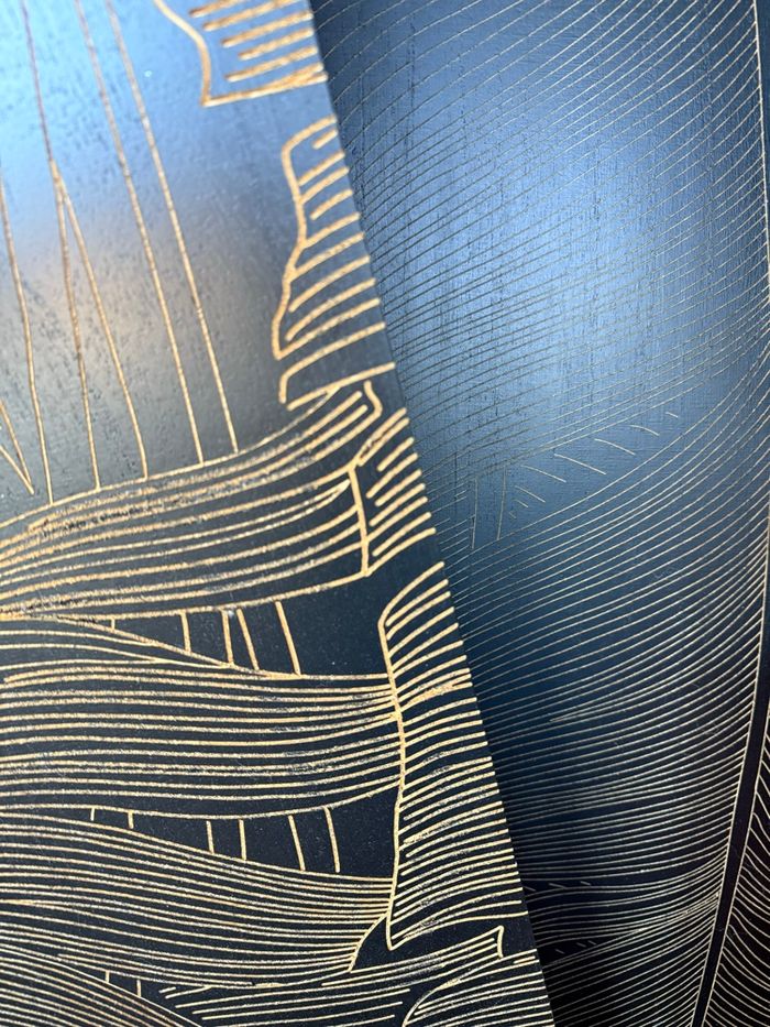 Tableau décoratif en bois creusé - photo numéro 2