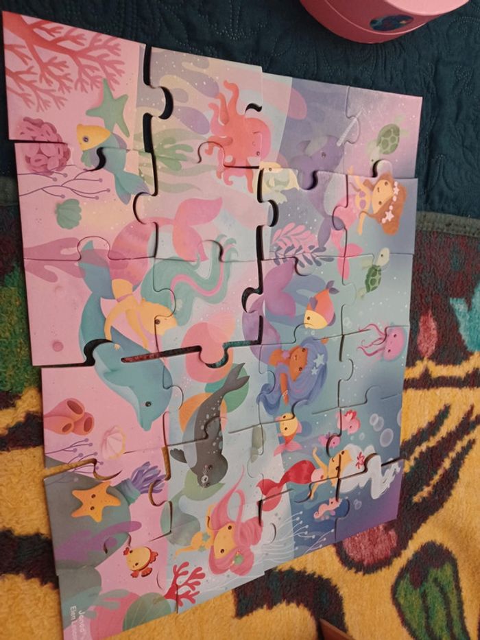 Puzzle janod thème mer. - photo numéro 6