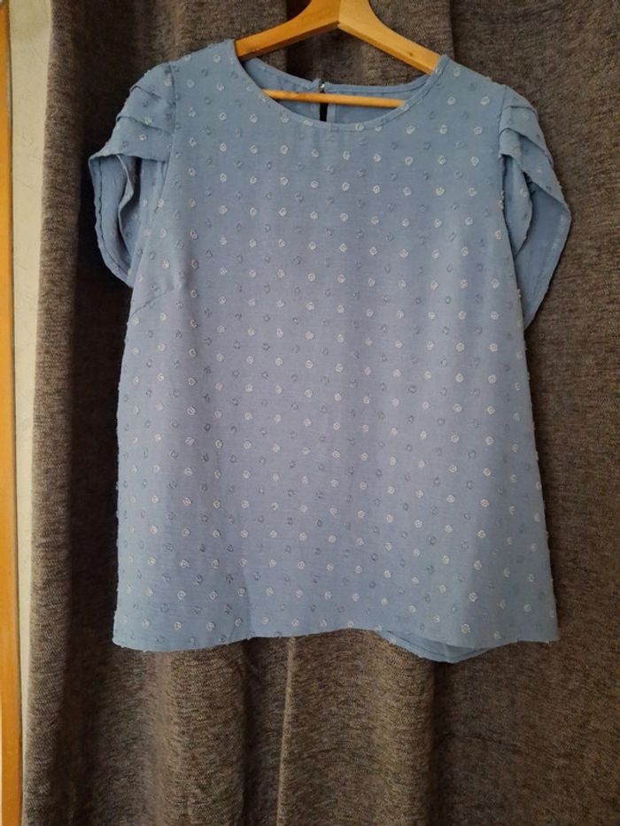 Shein top léger bleu ciel 0XL - photo numéro 3