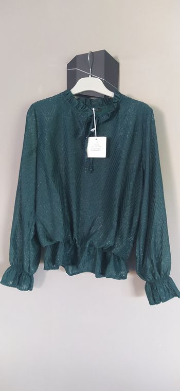 Blouse vert foncé TU
