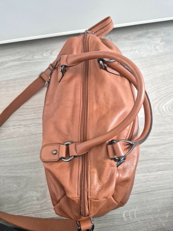 Sac à main en cuir sauvage Hexagona - photo numéro 9