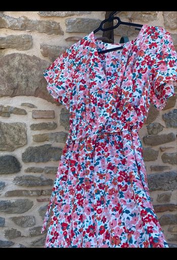 Robe longue fleurie M/L