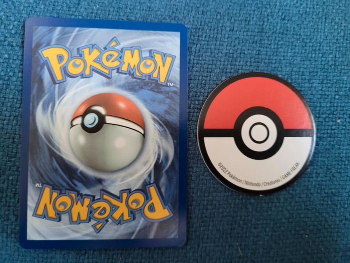 Carte Pokémon Brindibou chouette hibou + jeton collection collector - photo numéro 2