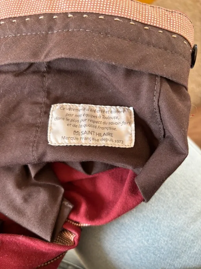 Pantalon bordeaux - photo numéro 2