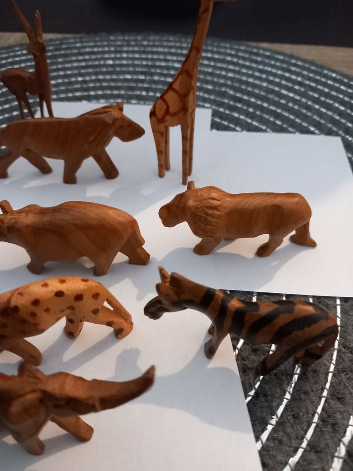 Animaux de la savane   les 10 animaux
2cm de haut sur 5  environ - photo numéro 7