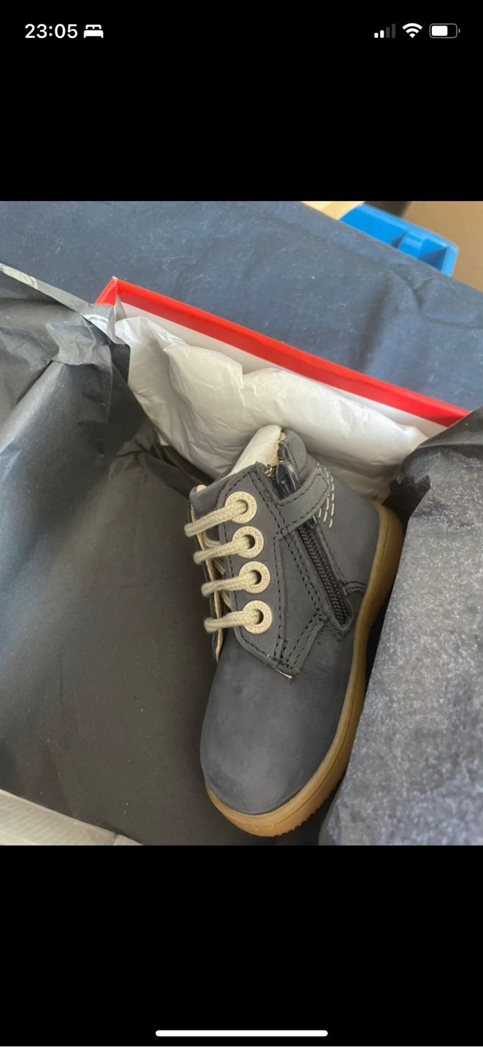 Chaussures Kickers kickbillista Marine Chien - photo numéro 7