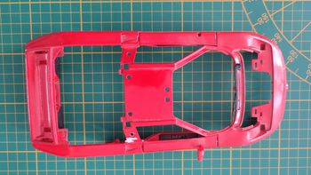 Carcasse carrosserie pièce détachée miniature Bugatti EB110 1992 Maisto 1/18 1/18ème #B79