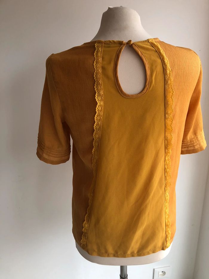 Blouse moutarde rue mazarine S - photo numéro 4