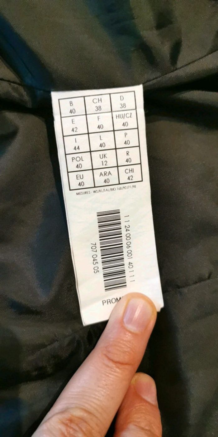 Manteau noir Promod femme taille 40 - photo numéro 6