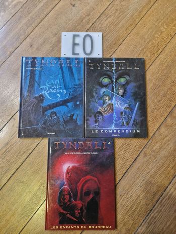Lot de 3 bd tyndall tome 2,3,4 en eo