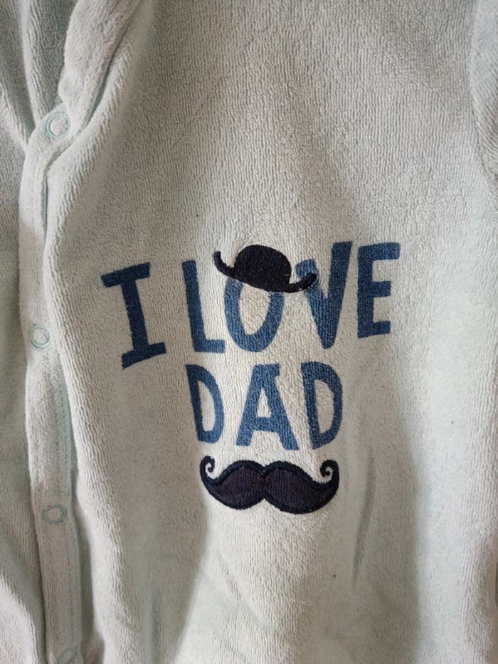 Pyjamas kitchoun i love dad - photo numéro 2