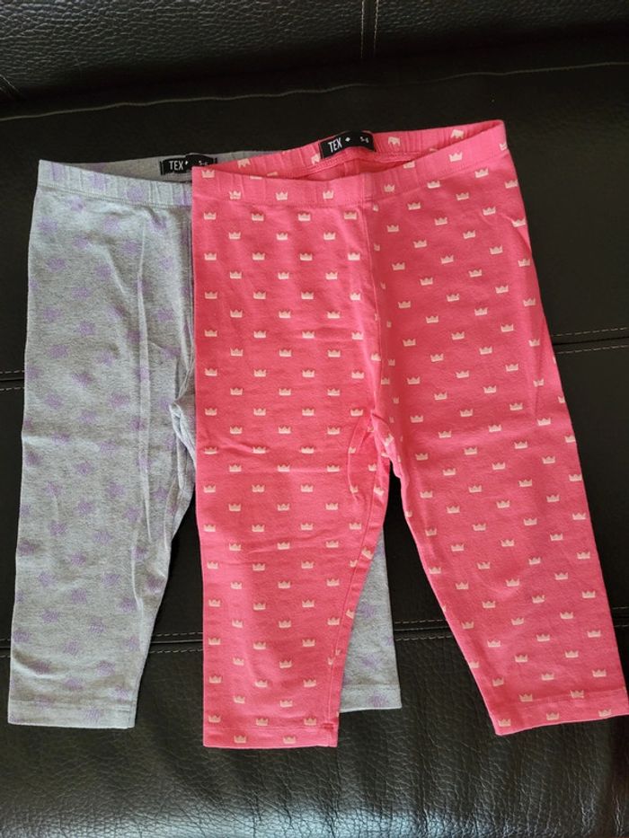 Lot de leggings courts en taille 5-6 ans