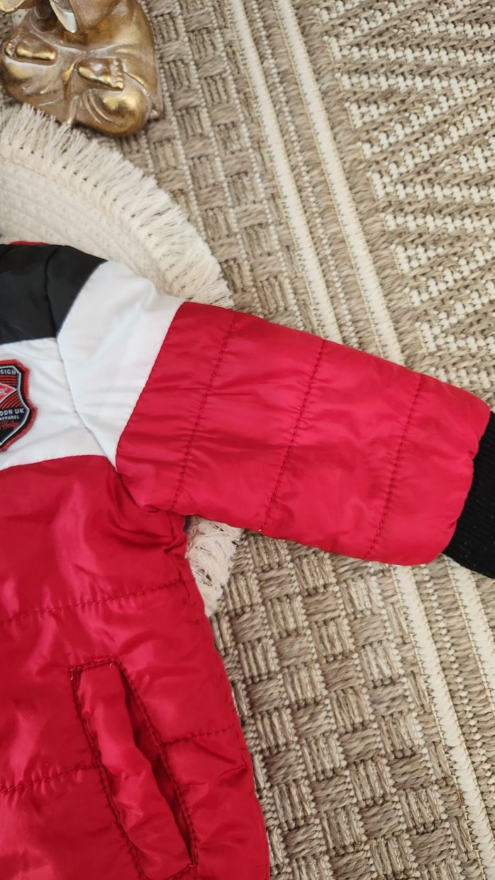 Manteau garçon 12mois Lee Cooper Rouge Blanc - photo numéro 5