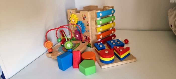 Cube activité motricité fine, Montessori - photo numéro 3