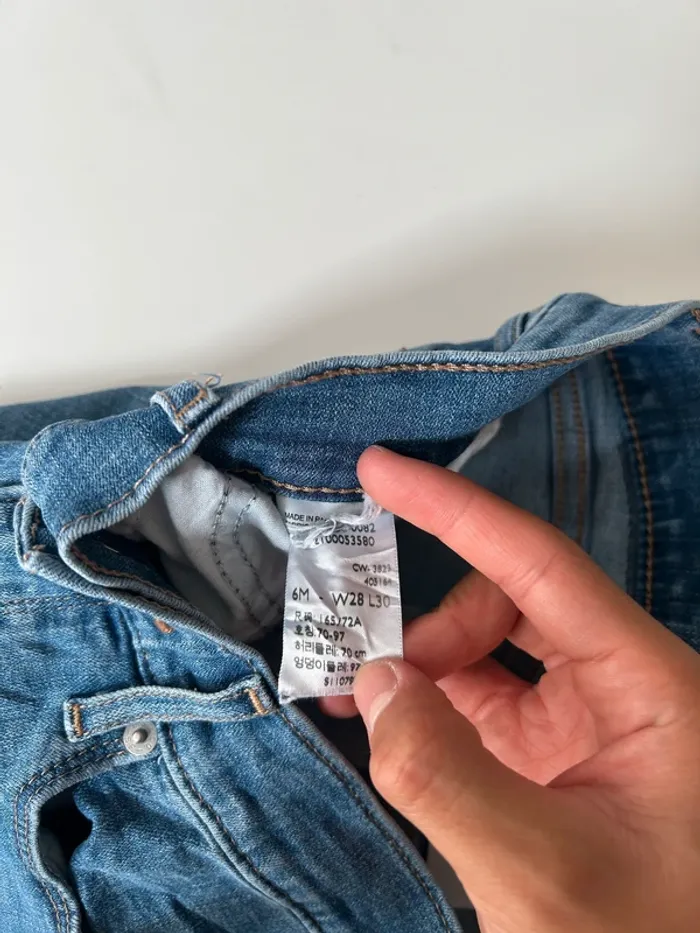 Jean Levi's Femme Bleu W28 L30 | Classic Straight | Taille 38 | Très Bon État | BP280 - photo numéro 5