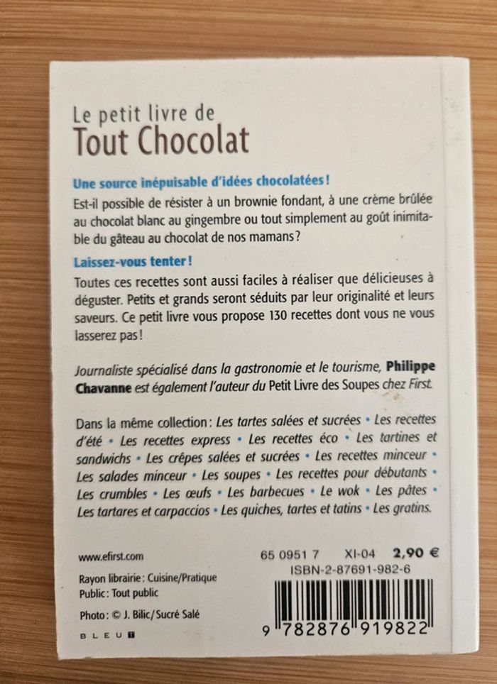 Le petit livre de tout chocolat - photo numéro 2