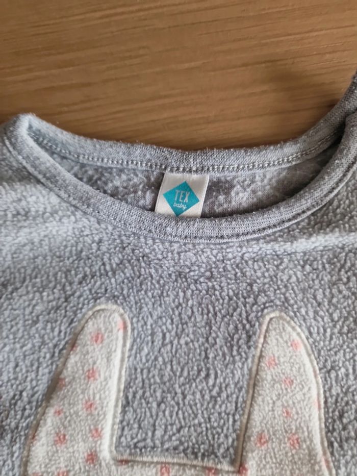 Pyjama polaire lapin tex - photo numéro 4