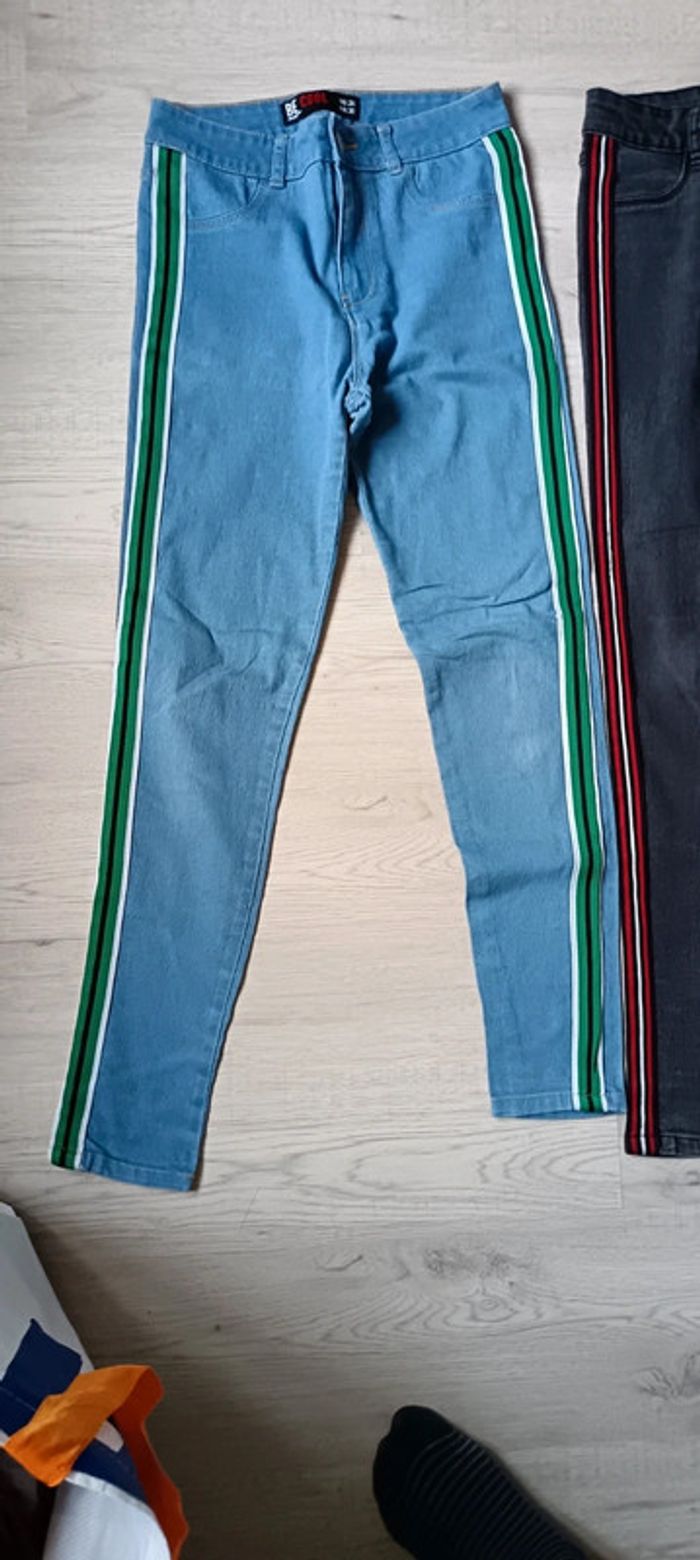 Lot deux pantalon S 36 Jennyfer femme ado - photo numéro 3