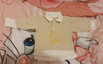 Tee shirt polo manche longue