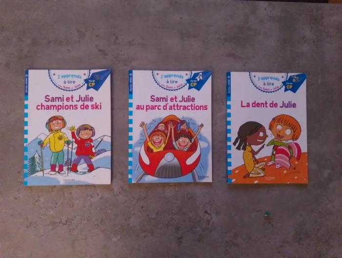 Lot de 3 livres "Sami et Julie" - Fin de CP