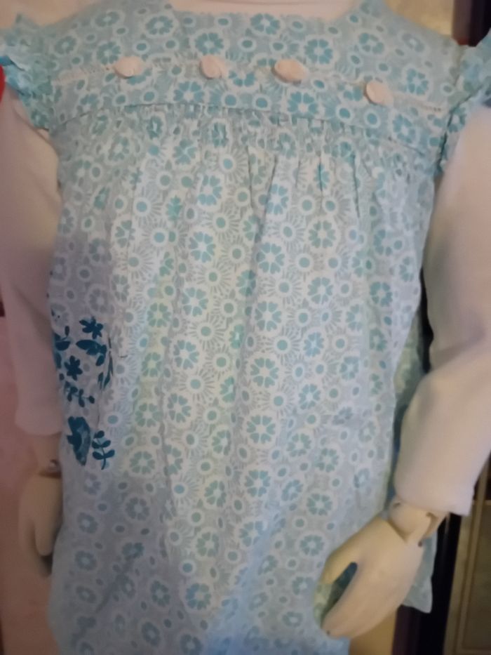 Body Happy robe bleue et collants 6 mois - photo numéro 2