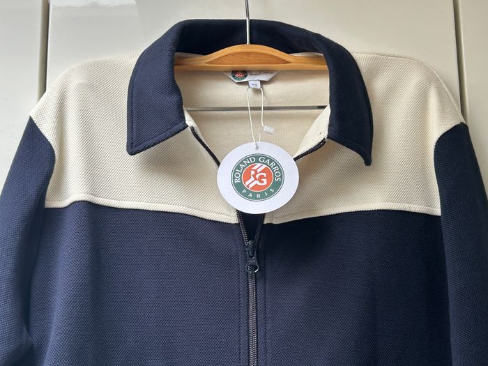 Gilet zippé bleu et blanc Roland Garros - Taille XS - photo numéro 2