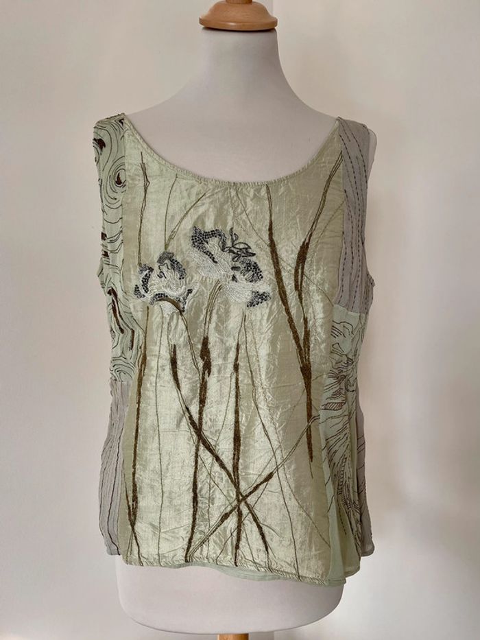 Blouse sans manche - Nitya - T. 42 - photo numéro 2