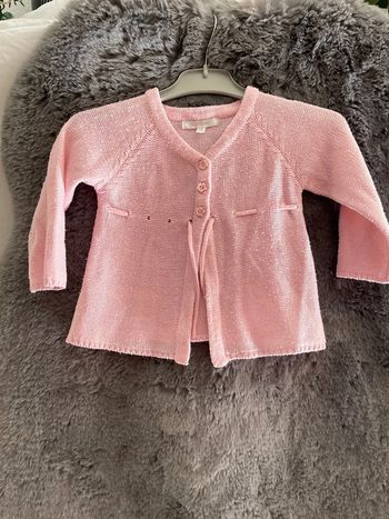 Gilet Ketiketa rose taille 12-18 mois / 80 cm