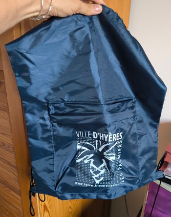 Sac en nylon " Ville d'Hyères les Palmiers "